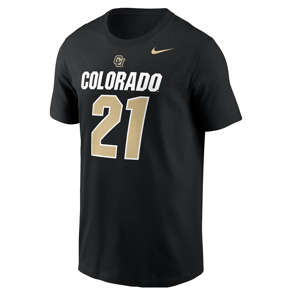 Shilo Sanders Colorado Men's Nike College Football T-Shirt