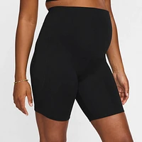 Nike (M) One Women's Dri-FIT High-Waisted 8" Biker Shorts With Pockets (Maternity)