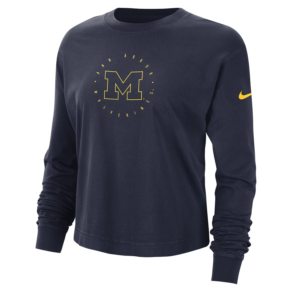 Michigan Women's Nike College Long-Sleeve T-Shirt