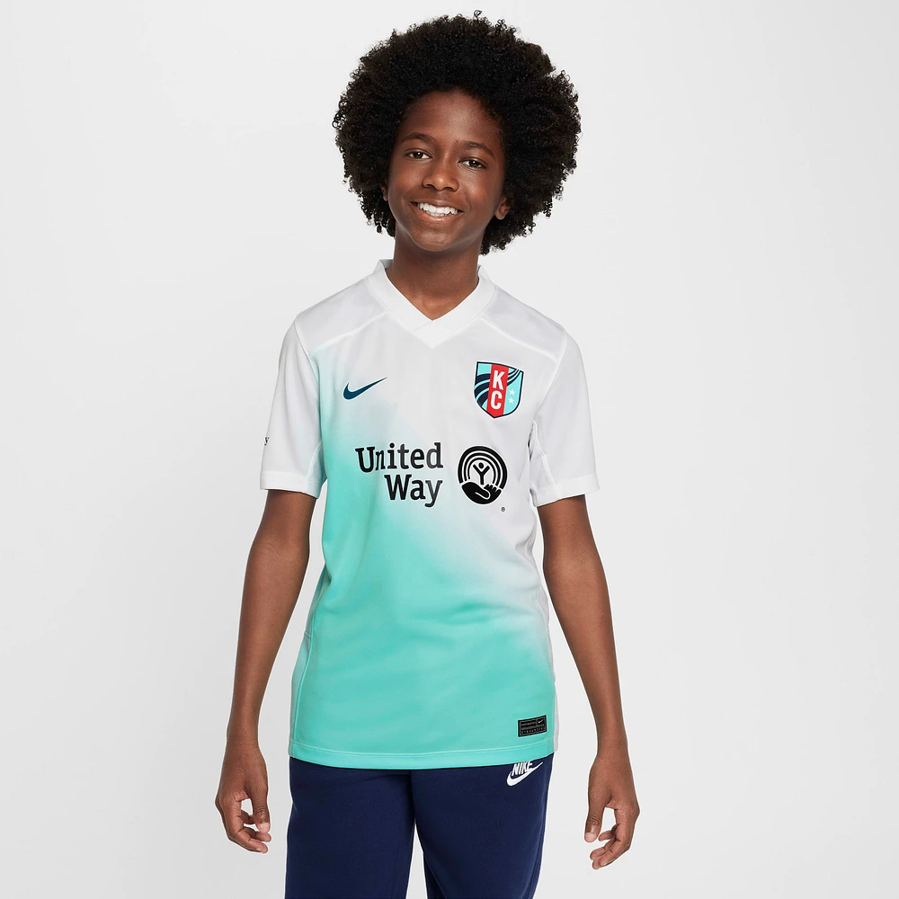 Kansas City Current 2024 Stadium Secondary Big Kids' Nike Dri-FIT NWSL Replica Jersey