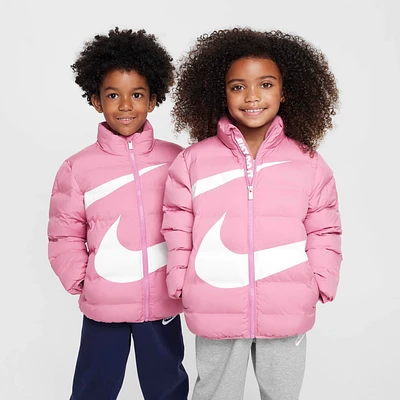 Nike Toddler Wrapped Swoosh Debossed Quilted Jacket