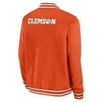 Clemson Tigers Sideline Men's Nike College Full-Zip Bomber Jacket