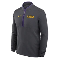 LSU Tigers Victory Men's Nike Dri-FIT College 1/2-Zip Long-Sleeve Top