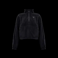 Nike One Women's Therma-FIT Oversized 1/2-Zip Fleece Top