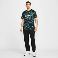 Inter Milan Academy Pro Men's Nike Dri-FIT Soccer Pre-Match Short-Sleeve Top