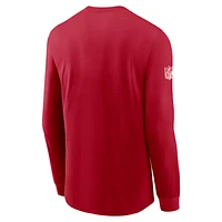 Tampa Bay Buccaneers Sideline Team Issue Men's Nike Dri-FIT NFL Long-Sleeve T-Shirt