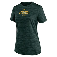 Oakland Athletics Authentic Collection Practice Velocity Women's Nike Dri-FIT MLB T-Shirt