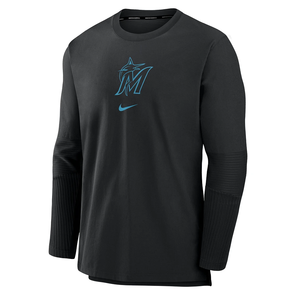 Miami Marlins Authentic Collection Player Men's Nike Dri-FIT MLB Pullover Jacket