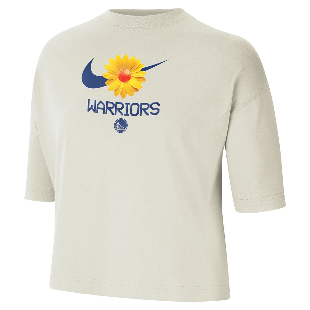 Golden State Warriors Courtside Women's Nike NBA Boxy T-Shirt