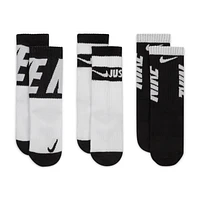 Nike Dri-FIT Sport Little Kids' Crew Socks (3 Pairs)