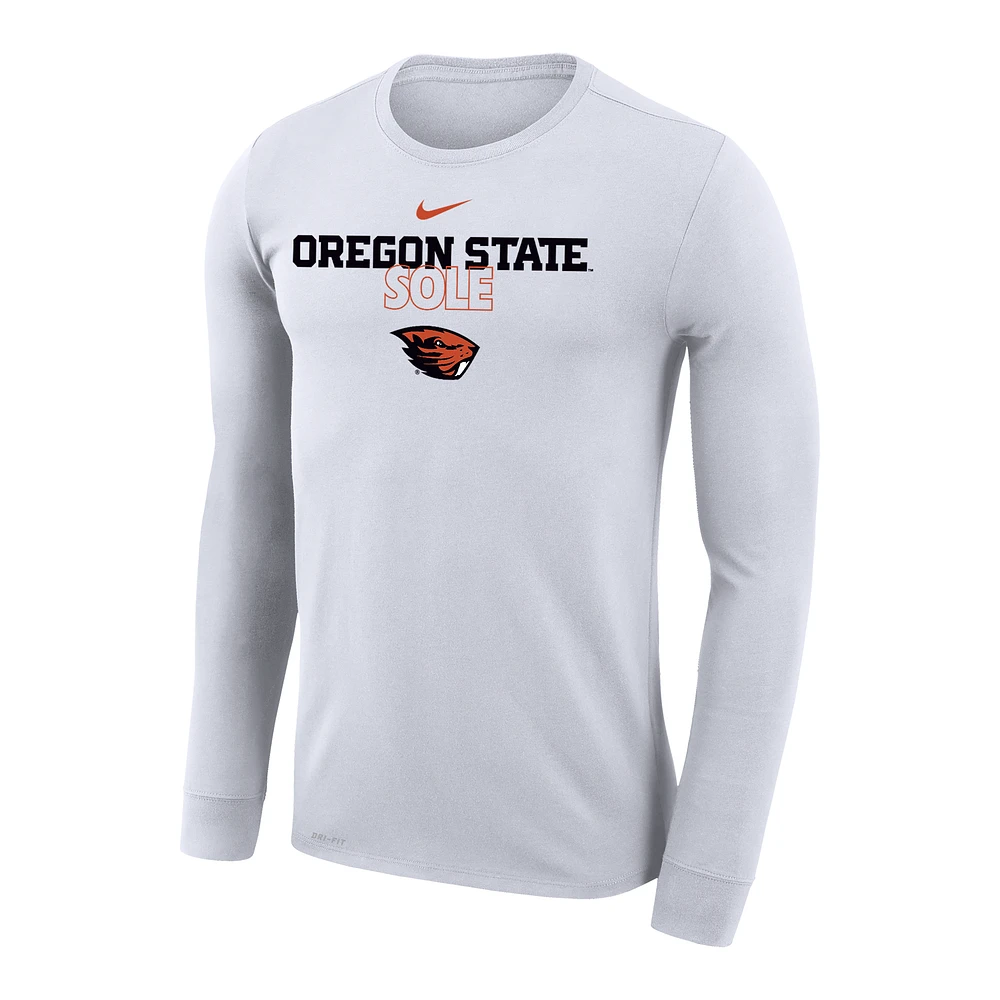 Oregon State Beavers Bench Men's Nike Dri-FIT College Long-Sleeve T-Shirt