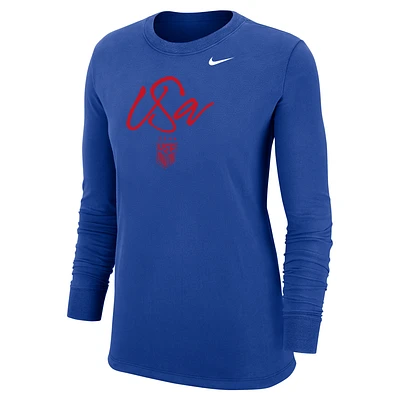 USWNT Women's Nike Soccer Long-Sleeve T-Shirt