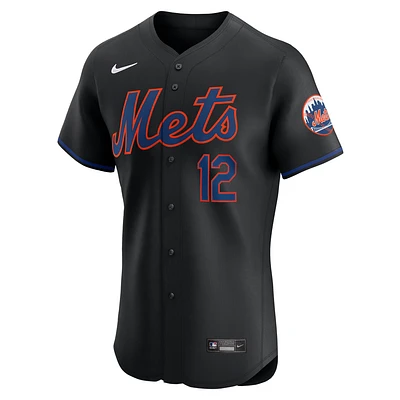 Francisco Lindor New York Mets Men's Nike Dri-FIT ADV MLB Elite Jersey