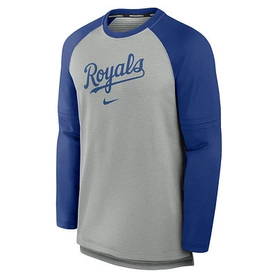 Kansas City Royals Authentic Collection Game Time Men's Nike Breathe MLB Long-Sleeve T-Shirt