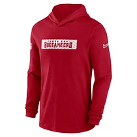 Tampa Bay Buccaneers Sideline Men's Nike Dri-FIT NFL Long-Sleeve Hooded Top