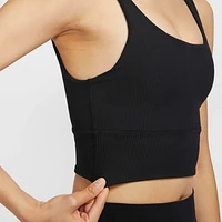 Nike Zenvy Rib Women's Light-Support Padded Longline Sports Bra