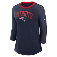 New England Patriots Women's Nike NFL 3/4-Sleeve T-Shirt