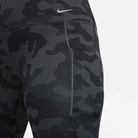 Nike Universa Women's Medium-Support High-Waisted 7/8 Camo Leggings with Pockets