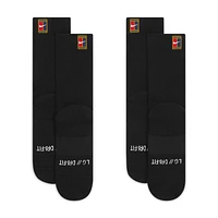 NikeCourt Multiplier Cushioned Tennis Crew Socks (2 Pairs)