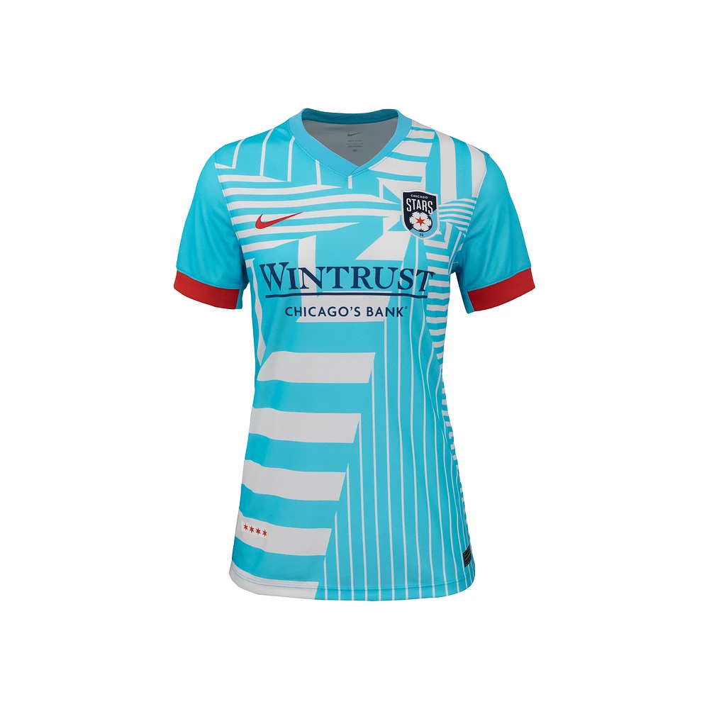 Chicago Red Stars 2025 Stadium Home Women's Nike Dri-FIT NWSL Replica Jersey