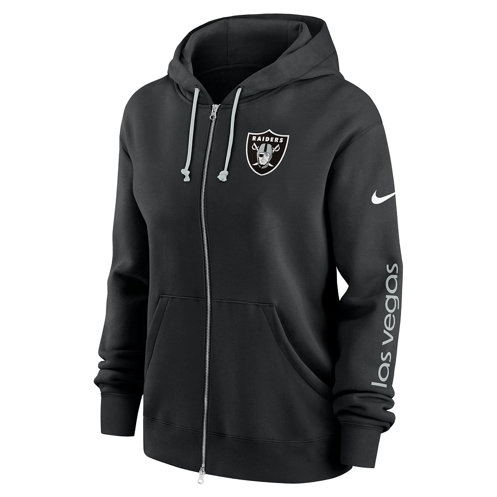 Las Vegas Raiders Phoenix Women's Nike NFL Full-Zip Hoodie