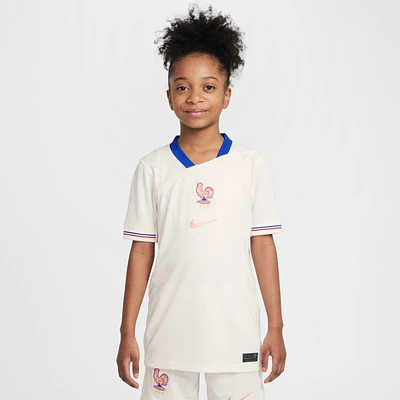 FFF 2025 Stadium Away (Women's Team) Big Kids' Nike Dri-FIT Soccer Replica Jersey
