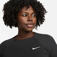 Nike Essential Dri-FIT Women's Long-Sleeve Hydroguard Swim Top (Plus Size)