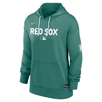 Boston Red Sox Authentic Collection City Connect Women's Nike Therma MLB Pullover Hoodie