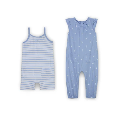 Nike Essentials Baby (12-24M) 2-Pack Romper Set