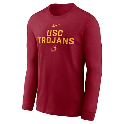 USC Sideline Men's Nike Dri-FIT College Long-Sleeve T-Shirt