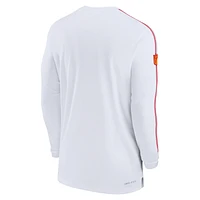 Kansas City Chiefs Sideline Coach Men's Nike Dri-FIT NFL Long-Sleeve Top