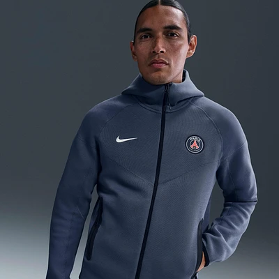 Paris Saint-Germain Tech Windrunner Men's Nike Soccer Fleece Full-Zip Hoodie