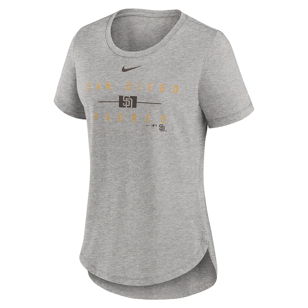 San Diego Padres Knockout Team Stack Women's Nike MLB T-Shirt