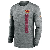 Washington Commanders Sideline Velocity Men's Nike Dri-FIT NFL Long-Sleeve T-Shirt