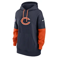 Chicago Bears Sideline Essential Women's Nike NFL Pullover Hoodie