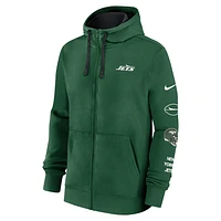 New York Jets Club Men's Nike NFL Full-Zip Hoodie