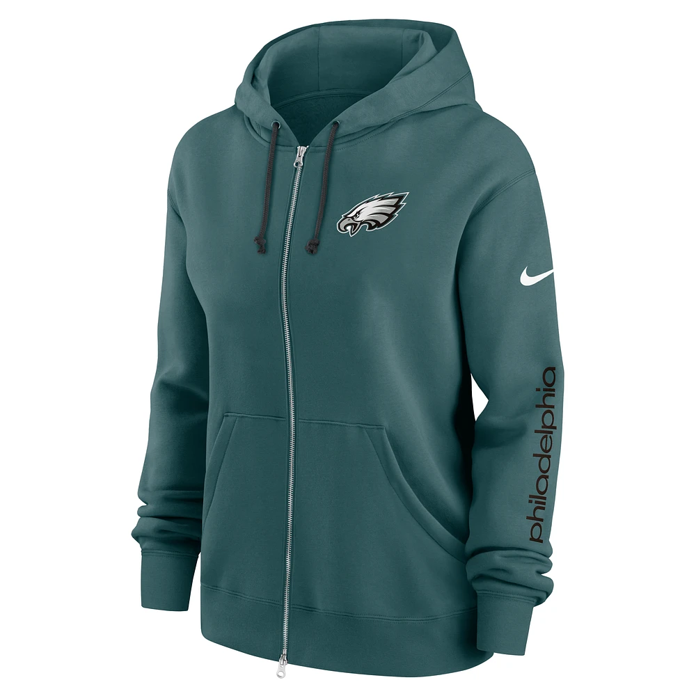 Philadelphia Eagles Phoenix Women's Nike NFL Full-Zip Hoodie