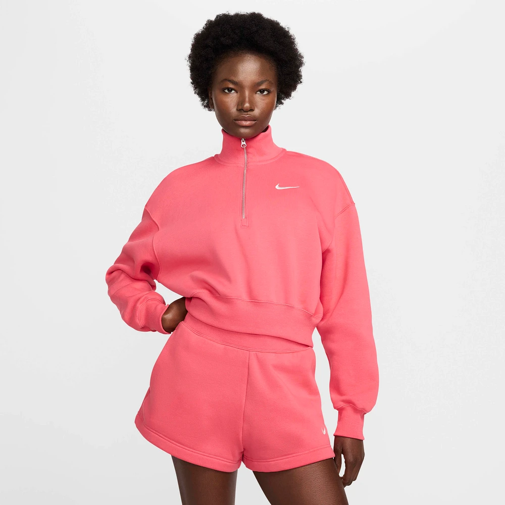 Nike Sportswear Phoenix Fleece Women's 1/2-Zip Cropped Sweatshirt