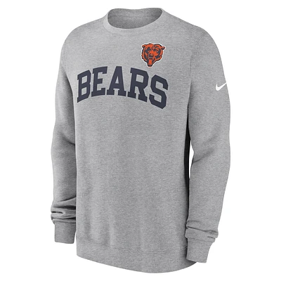 Chicago Bears Club Men's Nike NFL Pullover Crew