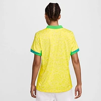 Brazil 2024 Stadium Home Women's Nike Dri-FIT Soccer Replica Jersey