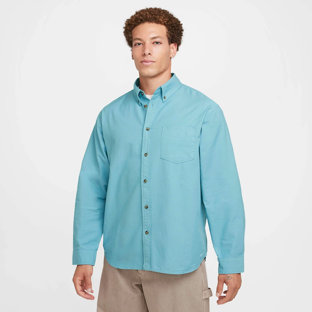 Nike Life Men's Long-Sleeve Oxford Button-Down Shirt