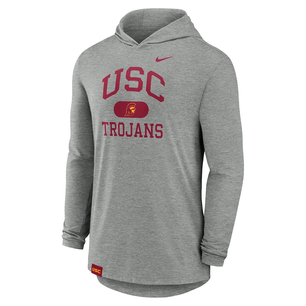 USC Trojans Blitz Men's Nike Dri-FIT College Long-Sleeve Hooded T-Shirt