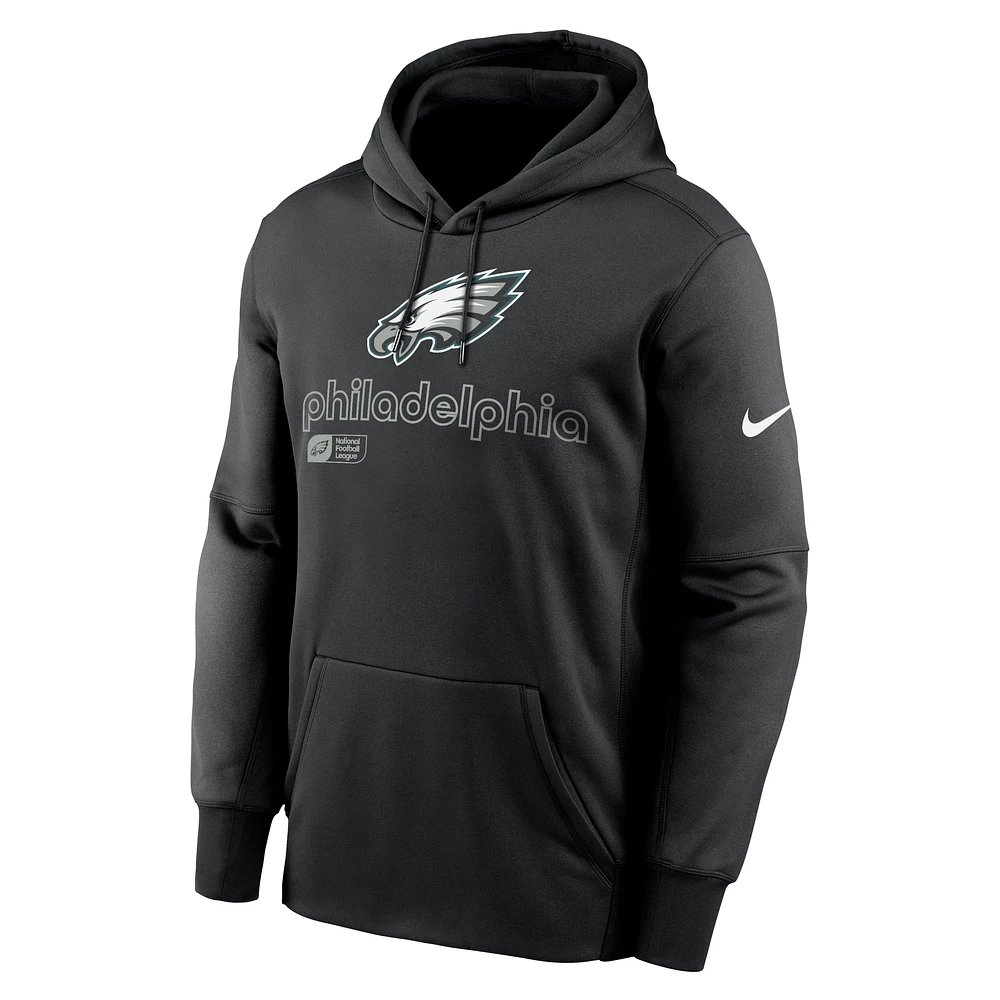 Philadelphia Eagles Icon Men’s Nike Therma NFL Pullover Hoodie