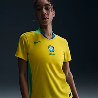 Brazil 2025 Stadium Home (Women's Team) Women's Nike Dri-FIT Soccer Replica Jersey