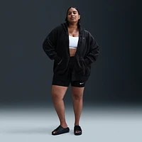 Nike Sportswear Phoenix Plush Women's Oversized Cozy Fleece Full-Zip Hoodie (Plus Size)