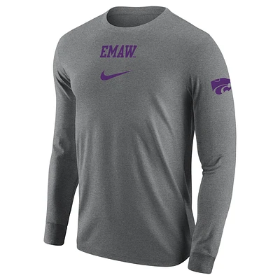 Kansas State Men's Nike College Long-Sleeve T-Shirt