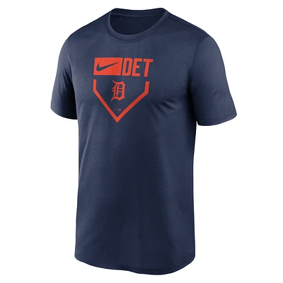 Detroit Tigers Home Plate Icon Legend Men's Nike Dri-FIT MLB T-Shirt