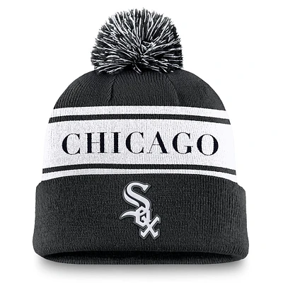 Chicago White Sox Peak Men's Nike MLB Cuffed Pom Beanie