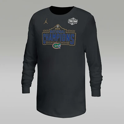 Florida (Men's Team) Big Kids' Jordan College National Champs Long-Sleeve T-Shirt
