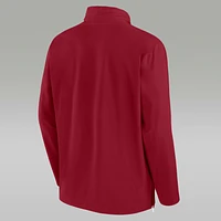 Oklahoma Sooners Sideline Coach Men's Nike College 1/2-Zip Hooded Jacket